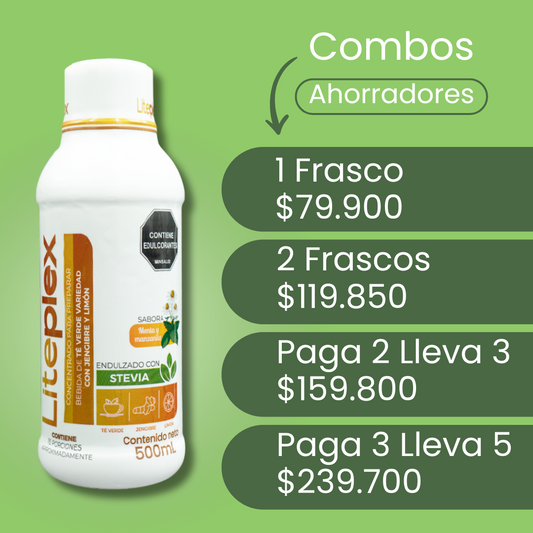 Liteplex - Gastritis - Reflujo - Acidez - Llenura
