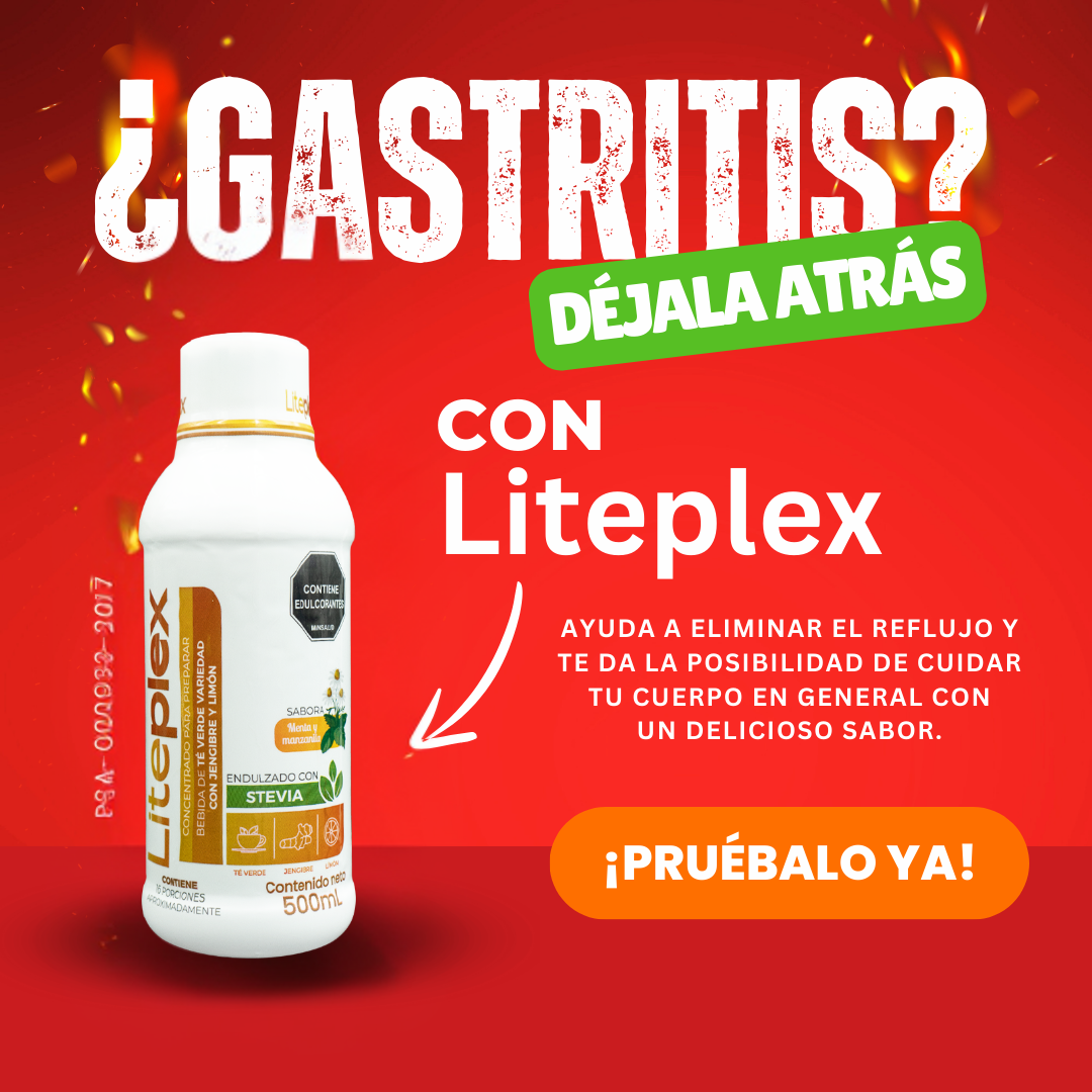 Liteplex - Gastritis - Reflujo - Acidez - Llenura